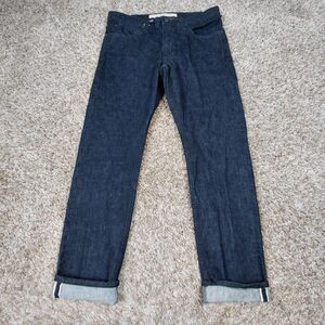 Williamsburg Garment Co Selvedge Jeans Mens 33x30 Denim Hope Street Slim Tapered